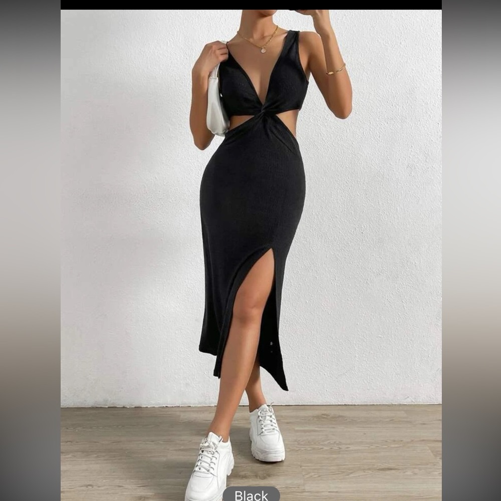 Black Cutout Dress